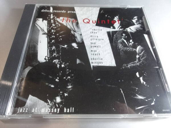 THE QUINTET JAZZ AT MASSEY HALL ジャズ・アト マッセイ ・ホール FROM ORIGINAL RECORDING 国内盤