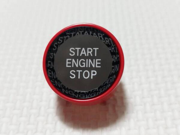 GR スープラ用 エンジン スタート ストップ クリスタル ボタン レッド 即納送料無料♪ 90 91 Supra 内装 エンブレム TOYOTA TRD START STOP