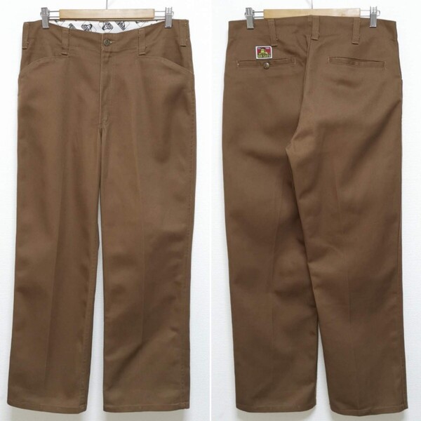 即決 00s W33 L31 ベンデイビス BEN DAVIS フリスコ ワークパンツ Work Pants ブラウン USA