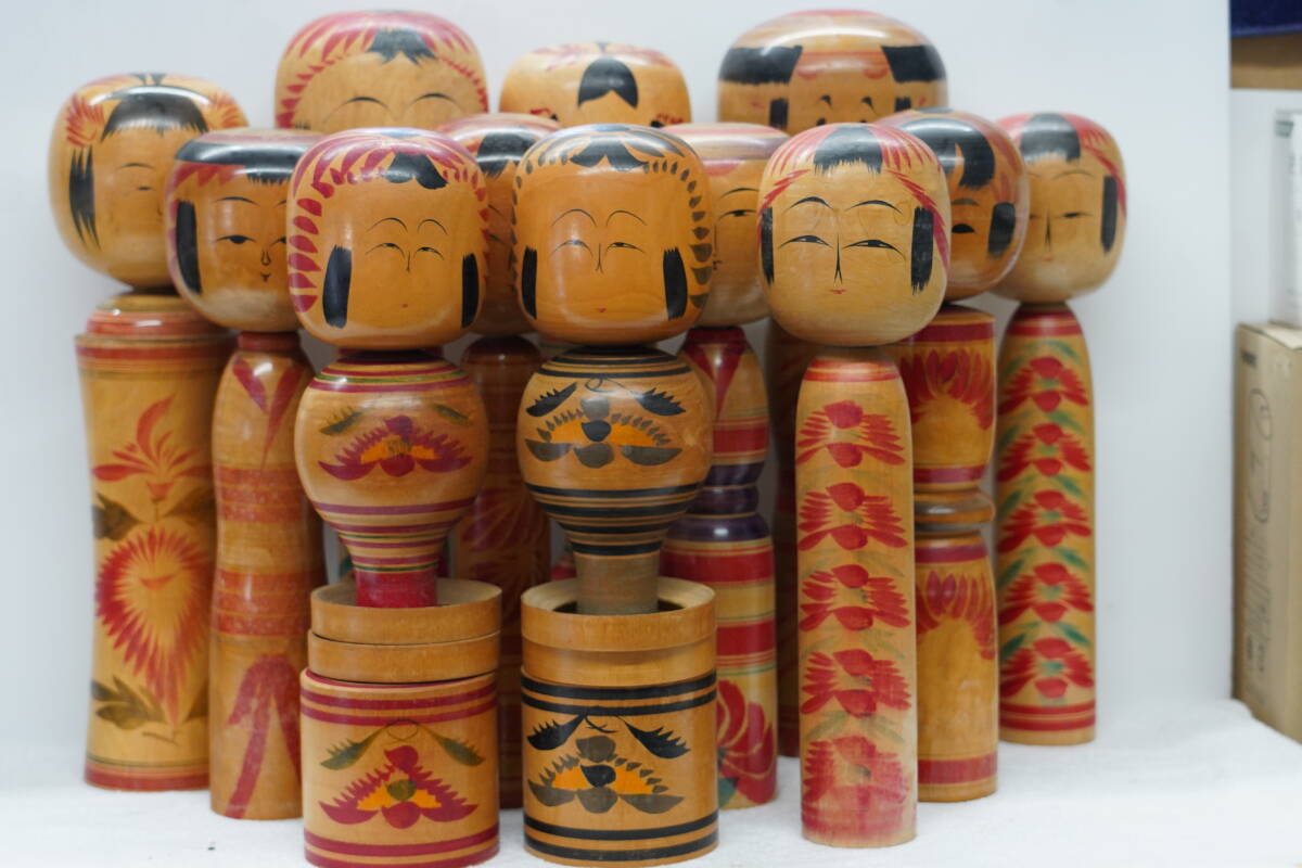 大きな伝統こけし 木地山系 佐藤秀一 高さ36cm 美品 伝統工芸品