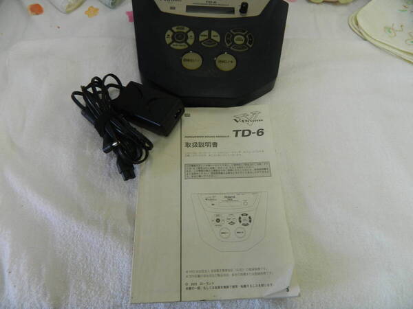 最大値下 送無☆ROLAND・ローランド☆TD-6/モジュール/音源/感動品/電子ドラム/中古