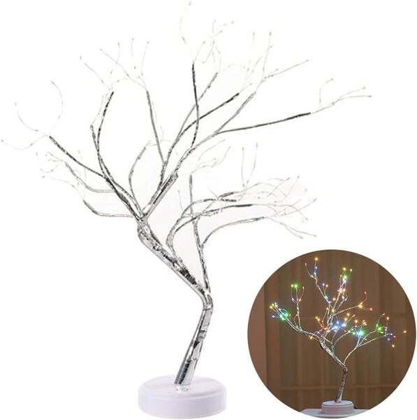 オシャレ 北欧風 インテリア ブランチライト 枝50cm 108LED USB充電or電池式 イルミネーションライト LED ツリーライト クリスマス