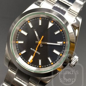 破格1点のみ《週末まで8000円引き中!!》ハイスペック搭載/ライトニングボルト針【国産ミヨタ搭載/新品】防水性能100m サファイア 316L