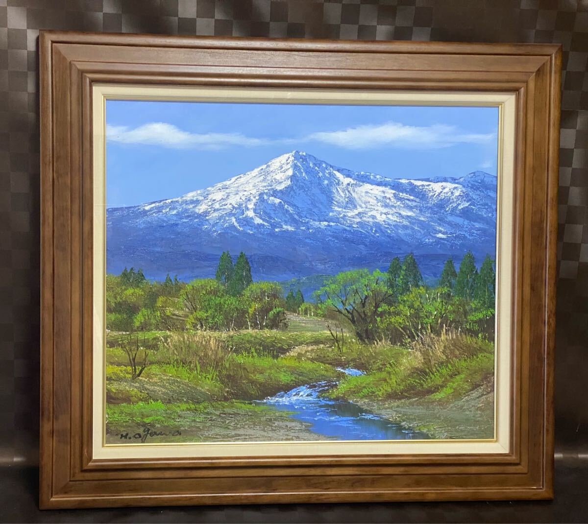 Yahoo!オークション -「油絵 風景画 10号」(自然、風景画) (油彩 Yahoo!オークション -「油絵 風景画 10号」(自然、風景画) (油彩