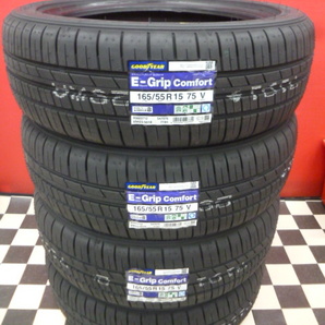 全国送料無料◎新品4本セット★グッドイヤーEGコンフォート★165/55R15★軽自動車・N-box・タントカスタム・ムーブ・アルト・ワゴンR