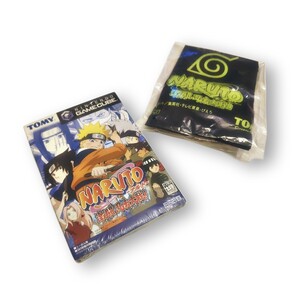 開封品/ゲームキューブ/トミー(TOMY)/NARUTO -ナルト- 激闘忍者大戦!/予約特典:特製巾着(未開封)付属