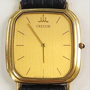 SEIKO クレドール クォーツ腕時計 5A74-5110 ゴールド
