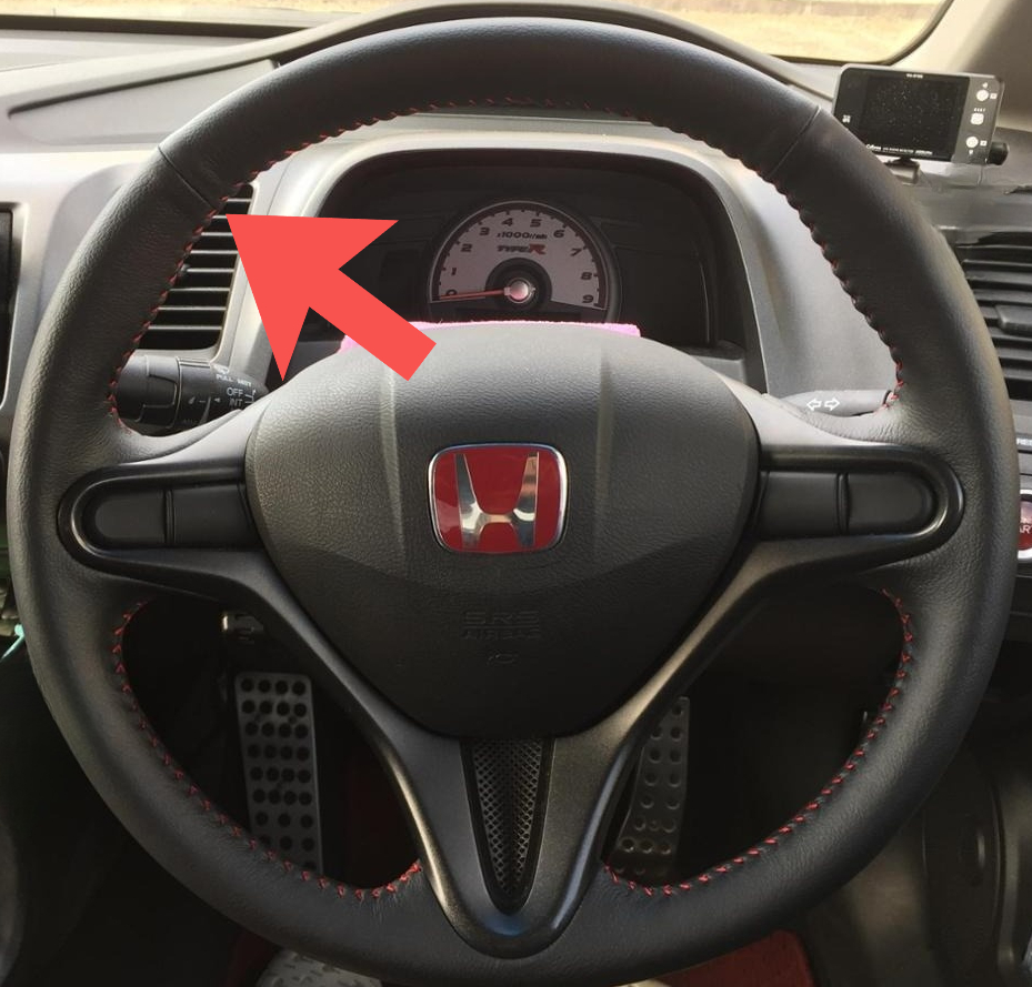 し*び様 【美品】シビック タイプR FK8 前期 純正 ステアリング Yahoo!オークション -「ホンダシビック」(ステアリング