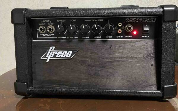*送料無料*Greco GBX1000 ベースギター&ギターアンプ(改)アンプヘッド AUX入力端子付 中古品です。*送料無料*