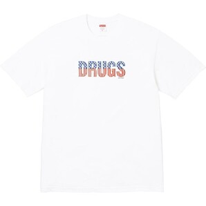 24FW Supreme Drugs Tee シュプリーム Box ホワイトM White Tシャツ 新品未使用即日出荷