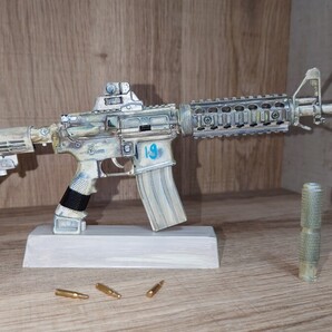 1/3スケール ミニチュアライフル M4 AR15 カモフラ3 ミリタリー モデルガン トイガン