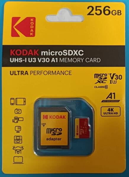 【未開封品】コダック KODAK MicrosdSDXCカード 256GB ③
