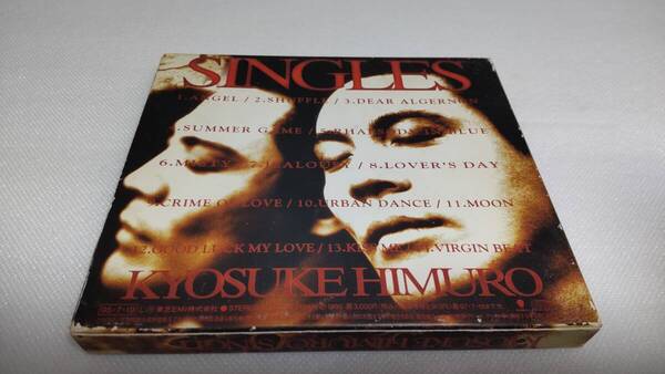 C0349 「CD」 氷室京介 / SINGLES シングルス 1988~1994 スリーブ付き ヒストリーブック付 品番 TOCT-9106