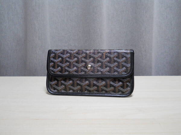 ゴヤール GOYARD サンルイに付属してきたポーチ ブラック 美品 財布 コインケース カードケース