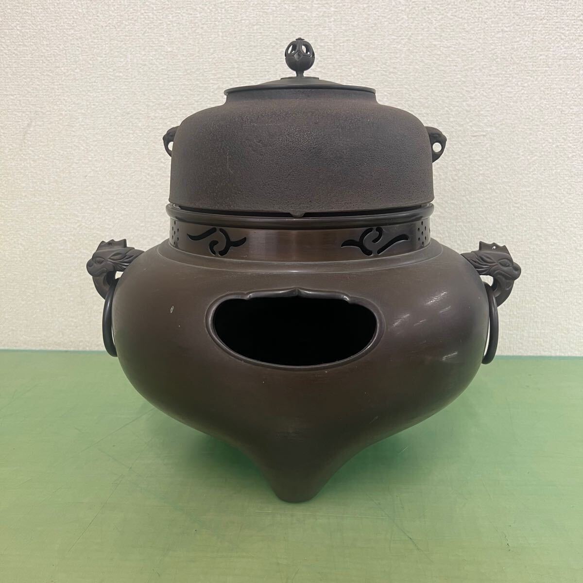 Yahoo!オークション -「茶道具 茶釜」(銅製) (金属工芸)の落札