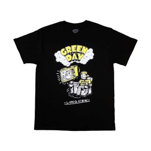 Green Day バンドTシャツ グリーン・デイ Longview Doodle BLACK L