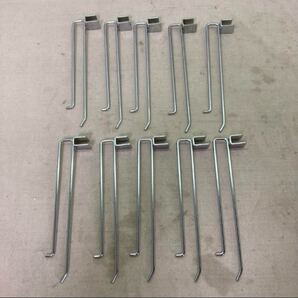 【10点セット】パネルフック ディスプレイ フック オカムラ Okamura ディスプレイ 棚 什器 陳列 スタンド メッシュ ネット お店 店舗