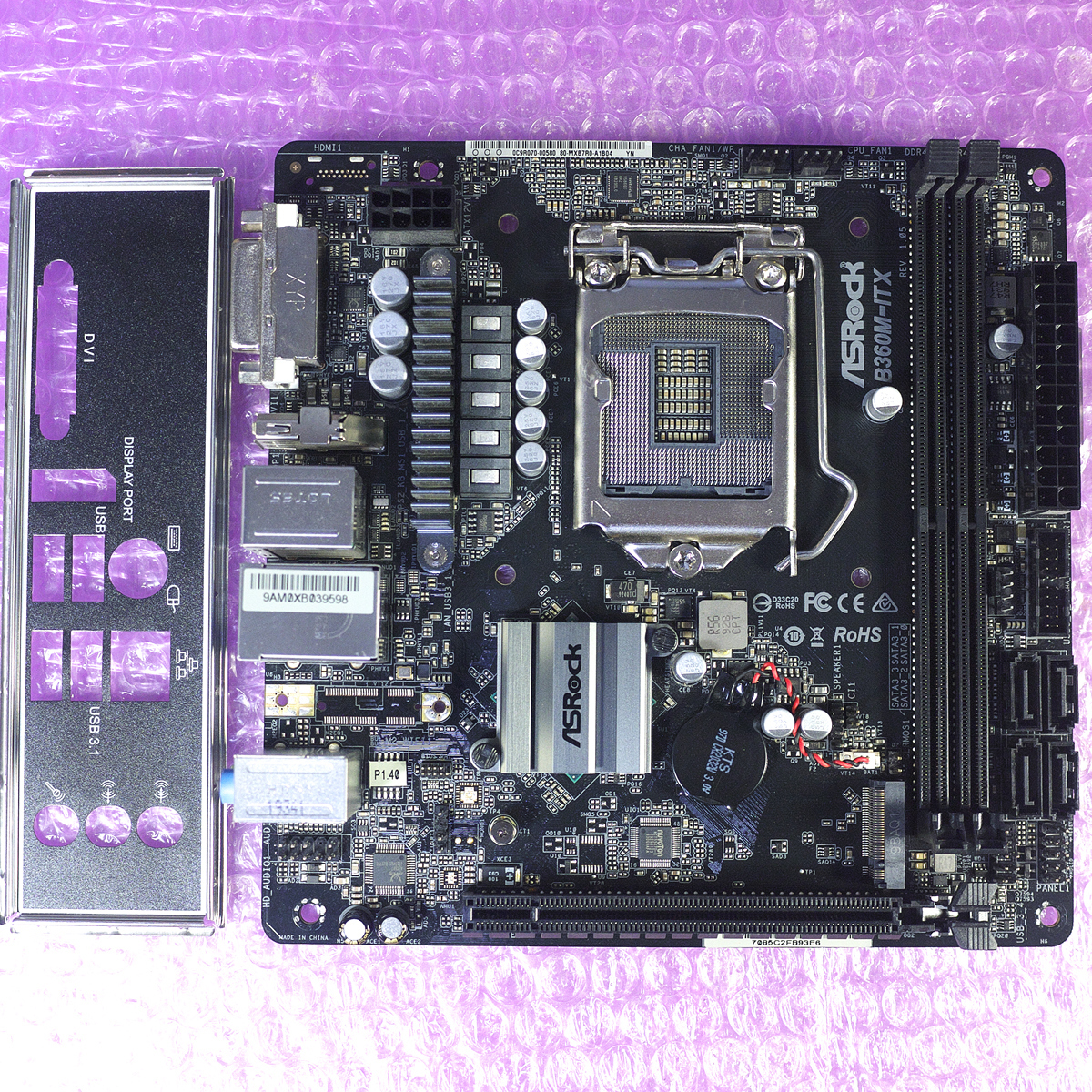 MousePro デスクトップPC i3 第8世代メモリ8G B360M-ITX