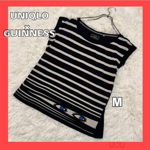 UNIQLO×LULU GUINNESS ボーダーノースリーブ Tシャツ M