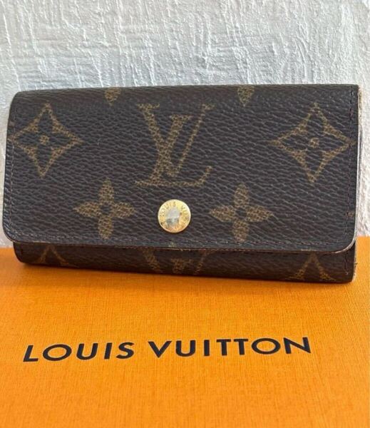 LOUIS VUITTON キーケース ルイヴィトン モノグラム ミュルティクレ4