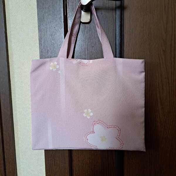 ★ 着物リメイク/ハンドメイド/バッグ/トートバッグ/サブバッグ/エコバッグ ★ 手提げバッグ 買い物バッグ ランチバッグ
