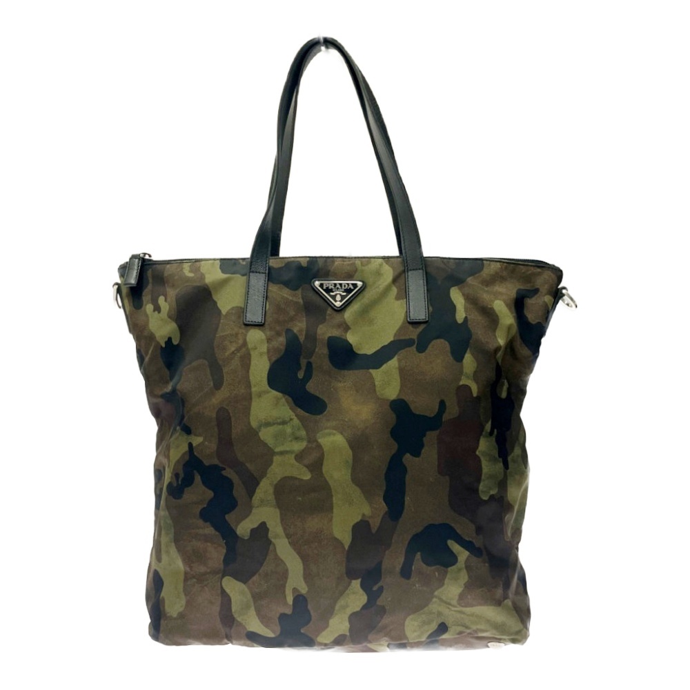 PRADA迷彩メンズナイロントートバッグカモフラジャケット
