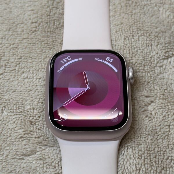 ☆即決 美品 バッテリー98% ピンクアルミニウム Apple Watch series9 41mm アップルウォッチ シリーズ9 694