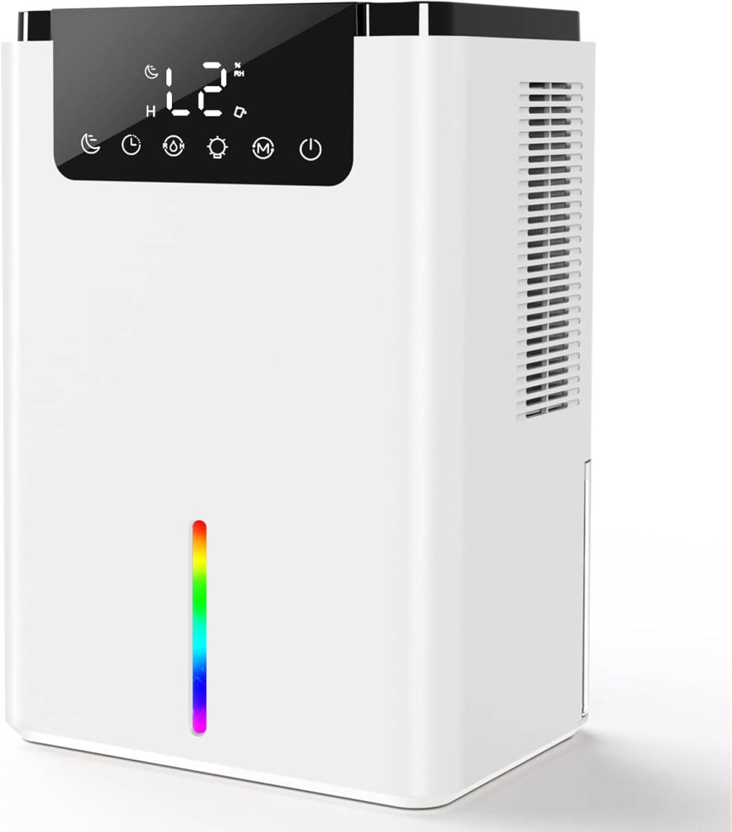 Amazon.co.jp: LETCREN 除湿機 小型 除湿器 衣類乾燥 静音