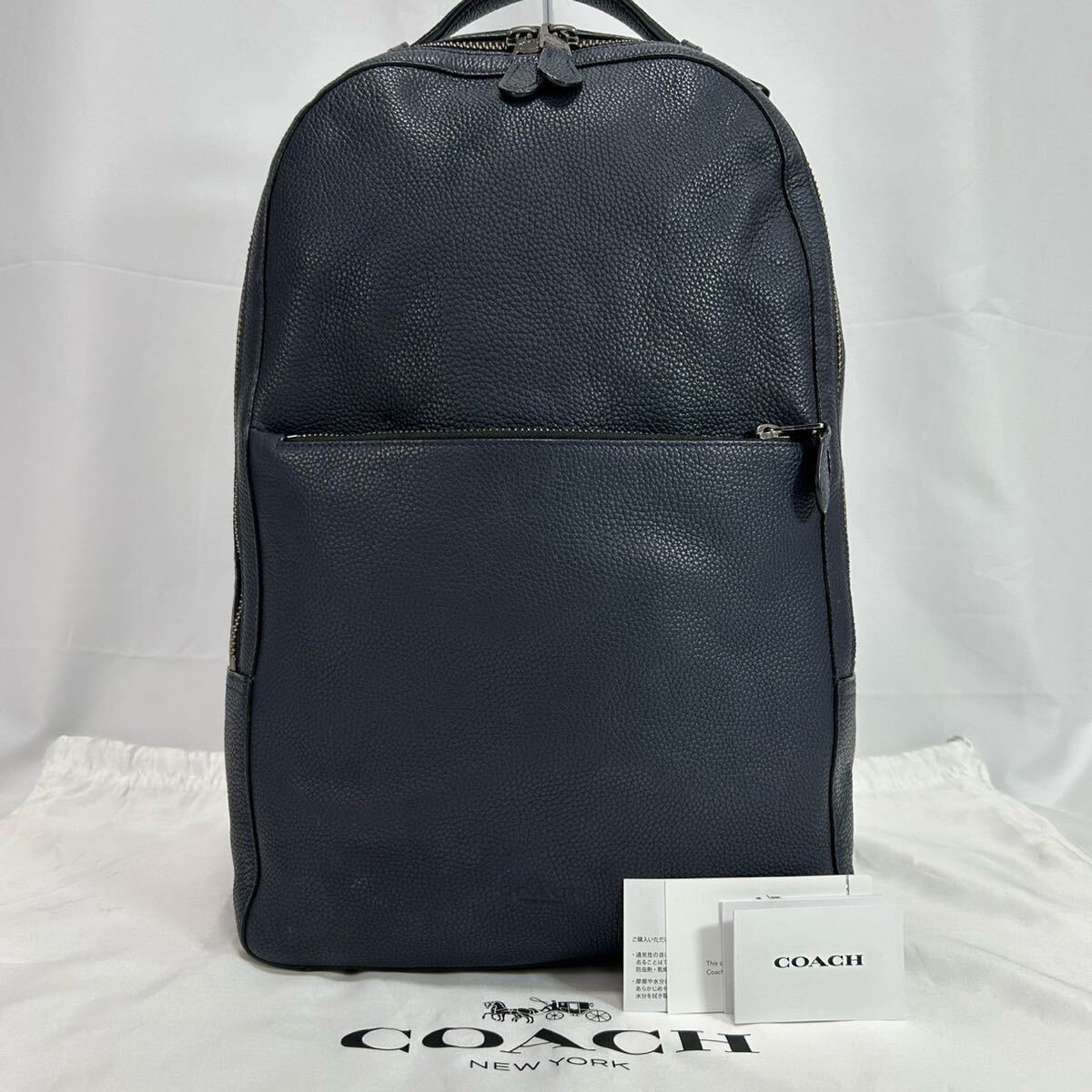 COACH(コーチ) / リュック/レザー/BLK/CR757/ホールバクパック