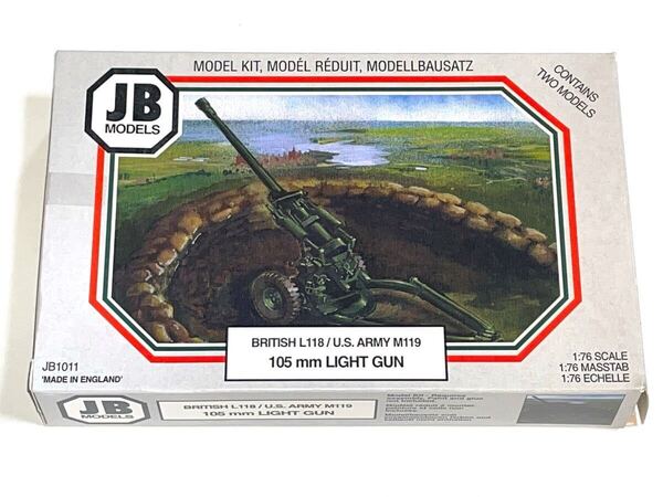 JBモデル 1011 1/76 イギリス軍 L118榴弾砲/アメリカ軍 M119 105mm榴弾砲 送料込