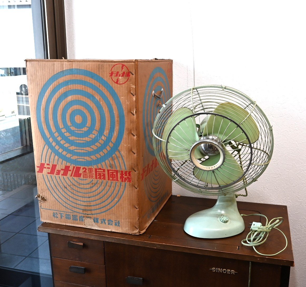 2025年最新】Yahoo!オークション -レトロ 扇風機 グリーンの中古