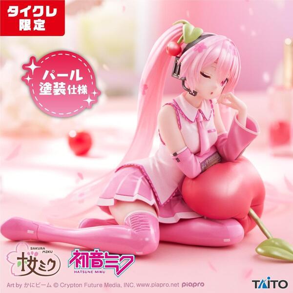即日発送【タイクレ限定】桜ミク DesktopCute フィギュア さくらんぼクッション