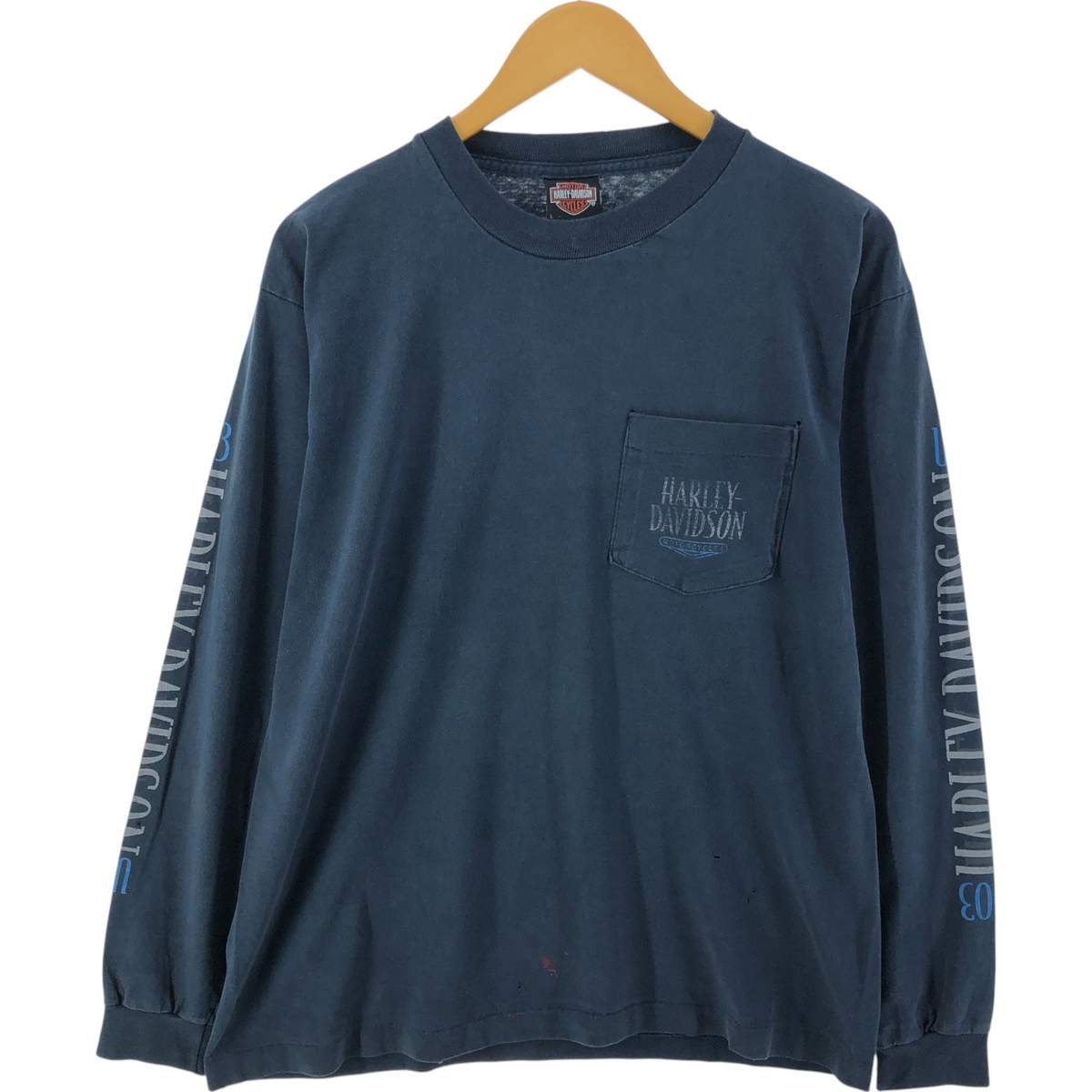 Harley-Davidson ハーレーダビッドソン 90s ロンT ブルー