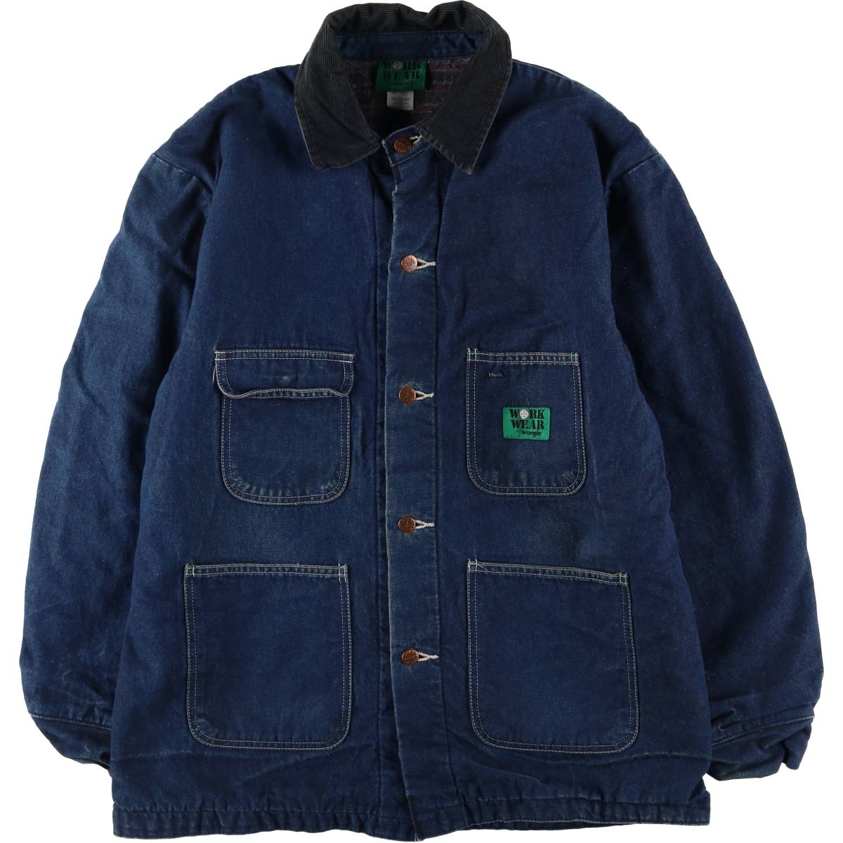 Wrangler - 70s ラングラー カバーオール 濃紺 ブランケット付き
