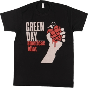古着 TULTEX GREEN DAY グリーンデイ バンドTシャツ バンT メンズM相当 /eaa542725