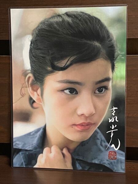 吉永小百合 ラミネート ハンドメイド A4サイズ