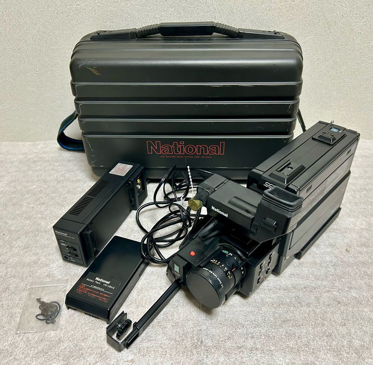 未使用品 ナショナル 松下電気 マックロード VHSビデオカメラ AG