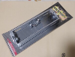 ☆送料込み☆バイク用 アルミ製 角度調整式ナンバープレートステー シルバー 可変式ナンバーステー ブラケット パタパタ