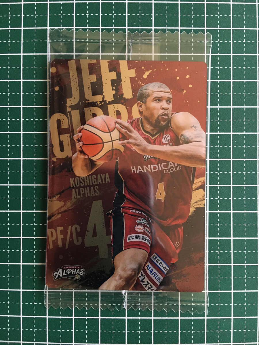 越谷アルファーズ ジェフ・ギブス 直筆サインカード Bリーグ