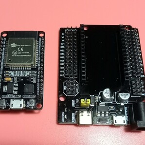 ESP32 ESP-WROOM-32 1個(WiFi+Blue) + 拡張ボード