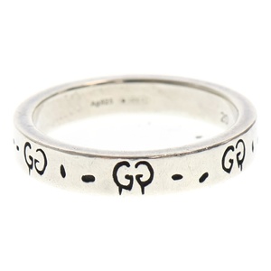 GUCCI グッチ GHOST ゴースト エングレーピング リング 指輪 シルバー 477339 J8400 0701