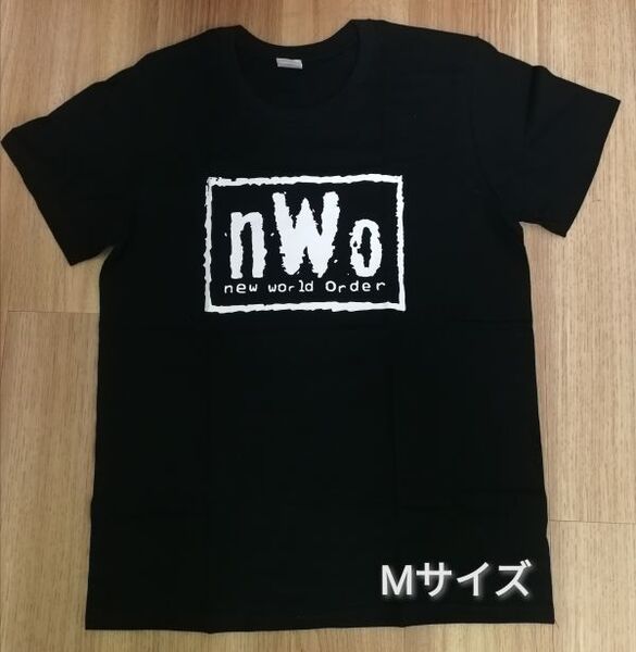 ★新品★Mサイズ nWo プロレスTシャツ ブラック 新日本プロレス 蝶野正洋 武藤敬司 天山広吉 ヒロ斉藤 狼軍団 wcw wwe