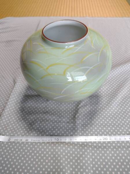 有田焼 福幸窯 生け花 生花 花器 陶器 水盤 高台 フラワーベース 華道 華道具 陶器 陶磁器 花瓶 鉢 フラワーポット インテリア 飾り 壺 壷