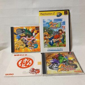 【良品】PS/PS2 モンスターファーム1・2・4 セット 非売品CD付