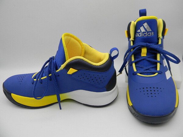 ●□【 adidas 】◆ スニーカー(24.5cm)ブルー 青 アディダス Ortholite