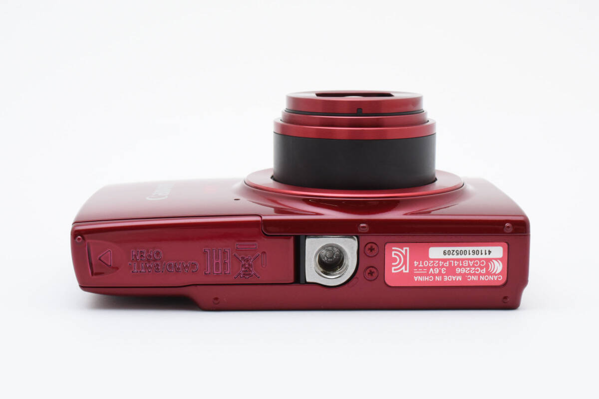 390 [美品] Canon PowerShot Elph IXY 190 レッド 20MP デジタル