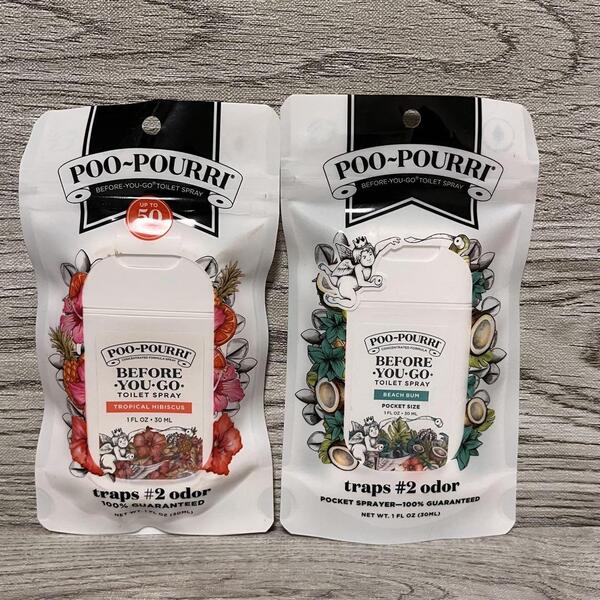 【新品】プープリ トイレ用 消臭スプレー 30ml 2本セット フラットタイプ