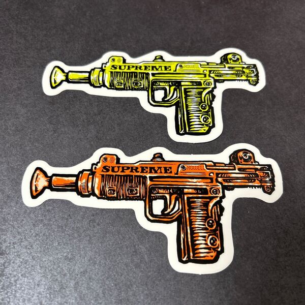 【Supreme】Toy Uzi Sticker ステッカー 新品 / 19ss Andy Howell 機関銃 シュプリーム ボックスロゴ BOXロゴ BOXLOGO セット