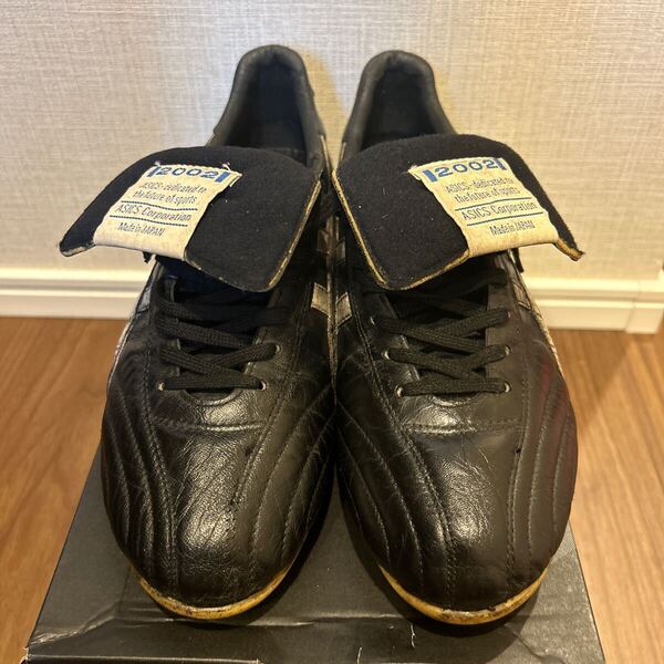 【アシックス】インジェクター 2002 26cm カンガルー 美品 / asics サッカー スパイク 26.0cm ブラック 日本代表