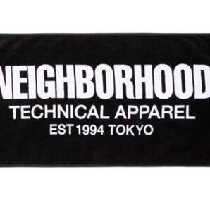 NEIGHBORHOOD ネイバーフッド CI / C-TOWEL フェイスタオル ブラック フリーサイズ 840mm × 340mm 新品未使用品
